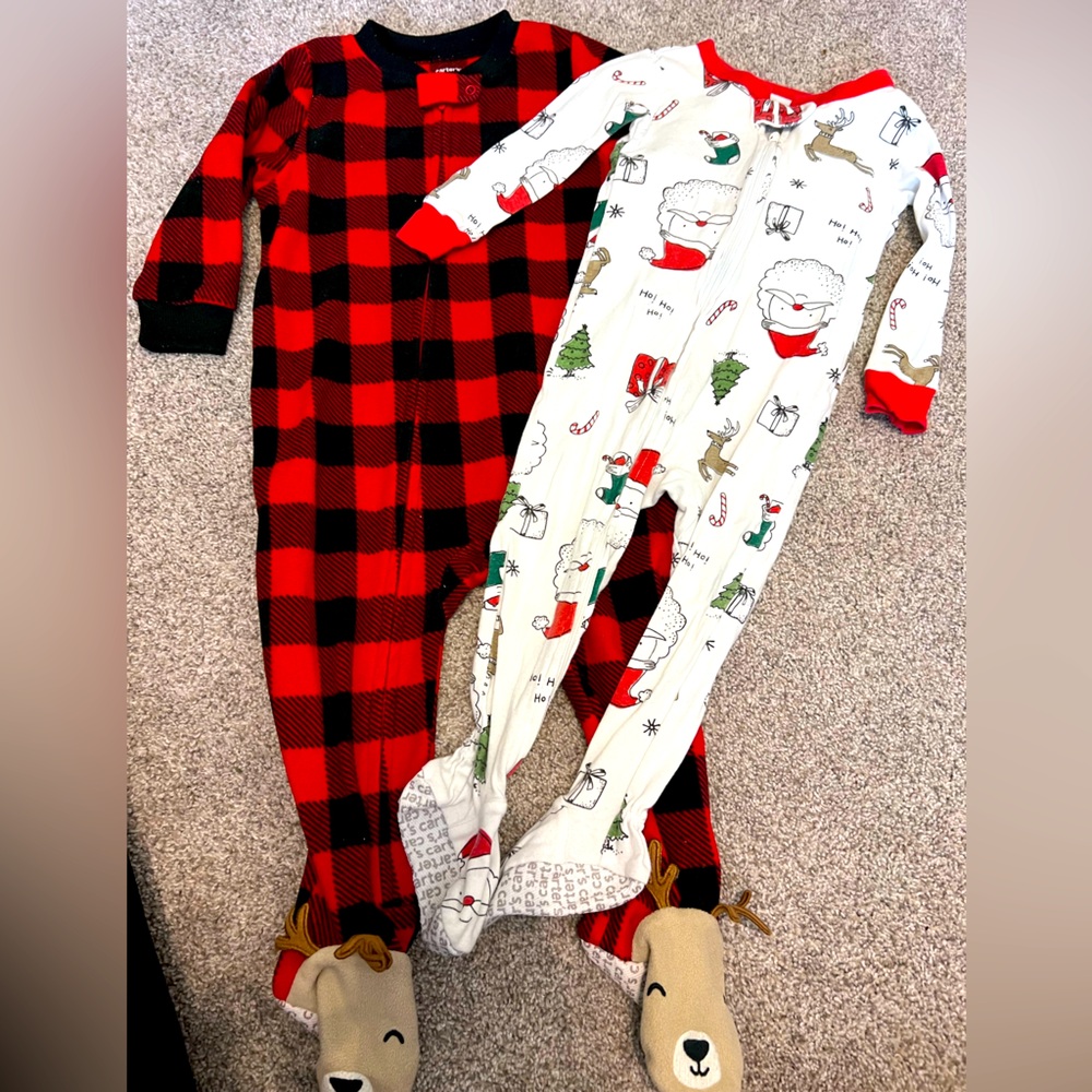Carter Christmas Sleeper Set - Size 18 Months